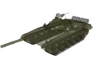 T-72 Tank 3D Model