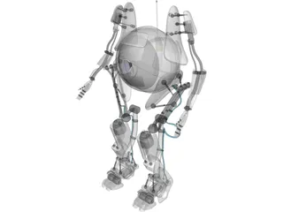 Portal 2 Atlas 3D Model