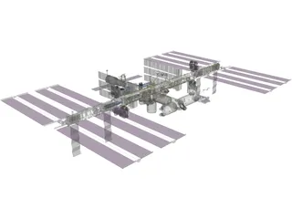 International Space Station (2011) 3D Model