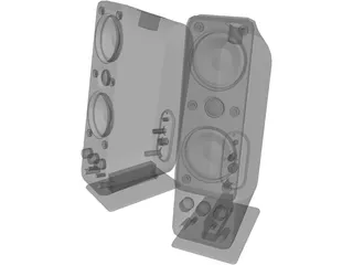 Creative Gigaworks T40 Speakers 3D Model