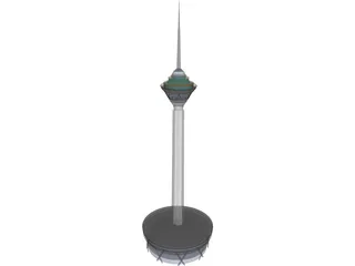 Milad Tehran Tower 3D Model