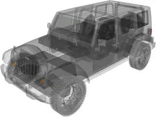 Jeep Wrangler Unlimited 3D Model