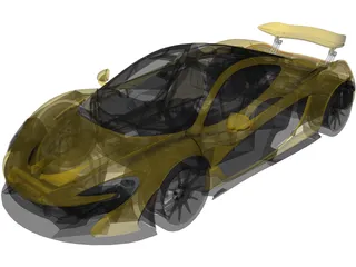 McLaren P1 (2014) 3D Model
