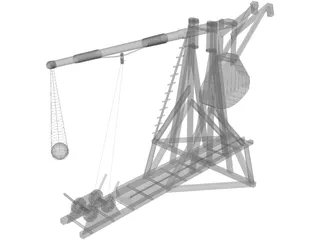 Trebuchet 3D Model