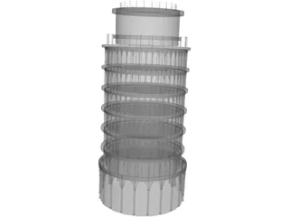 Pisa Tower 3D Model