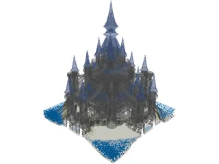 Zelda Castle 3D Model