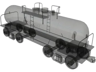 Fuel Tanker 3D Model