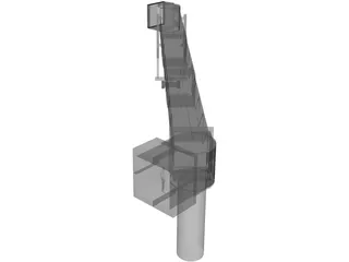 Jet Bridge 3D Model