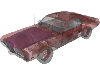 Mercury Cougar 3D Model