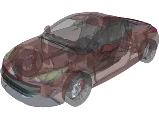 Peugeot 307 RCZ 3D Model