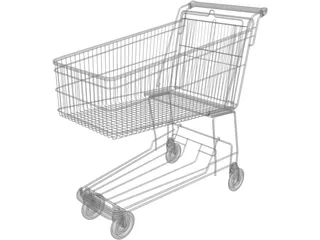 Shopping Trolley 3D Model