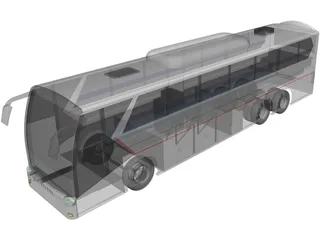 King Long Bus 3D Model