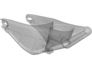 Moto2 Swingarm 3D Model