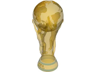 FIFA World Cup Trophy 3D Model
