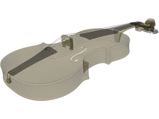 Violin 3D Model