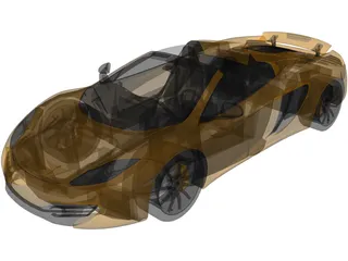 McLaren MP4-12C Spider (2013) 3D Model