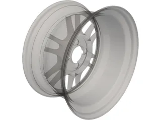 Enkei PF01 Wheel 3D Model