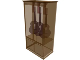 Guitar Cabinet 3D Model