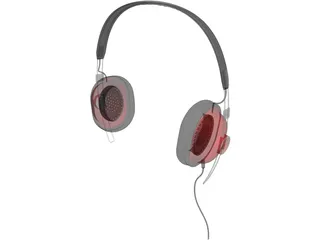 Panasonic Headphones RP-HTX7E 3D Model