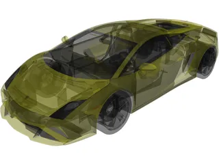 Lamborghini Gallardo LP560-4 (2013) 3D Model