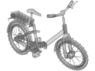 Bicycle Folding 3D Model