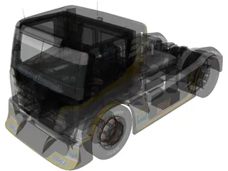 Mercedes-Benz ABF Mannheim-Baden 3D Model