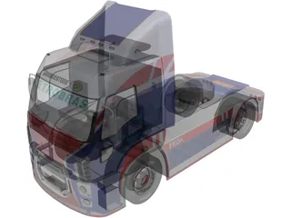 Formula Truck 2013 PaceCar 3D Model