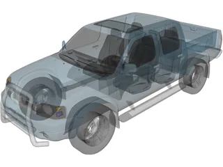 Nissan Frontier Crew Cab 3D Model