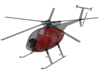 MD-500E 3D Model