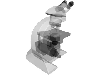 Leica Optical Microscope 3D Model