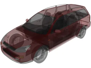 Ford Focus Wagon (1998) 3D Model