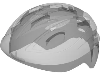 Bike Helmet 3D Model