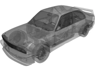 BMW M3 Sport Evo (1990) 3D Model