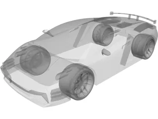 Lamborghini Gallardo Concept 3D Model