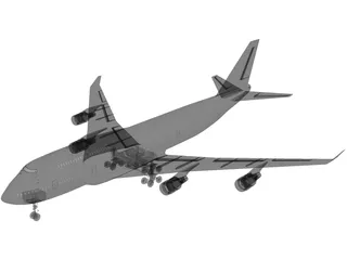 Boeing 747 3D Model