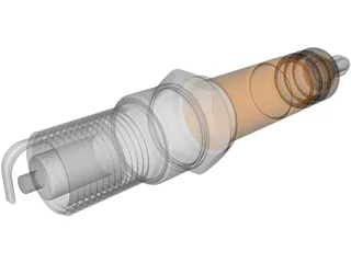 Bosch Spark Plug 3D Model