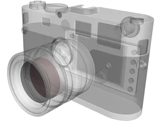 Leica M8 Digital Camera 3D Model