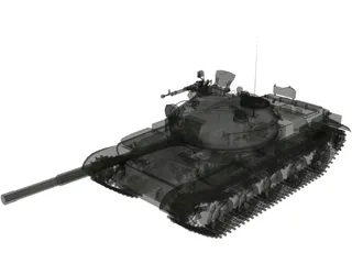 T-62 3D Model