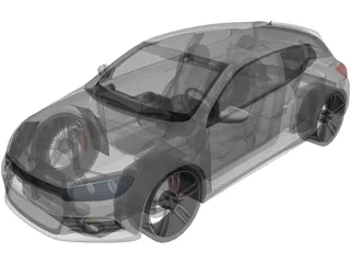 Volkswagen Scirocco 3D Model