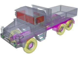 Dumper Truck 3D Model