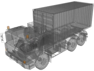 Raba H25 Container 3D Model
