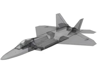 F/A-22 Raptor 3D Model