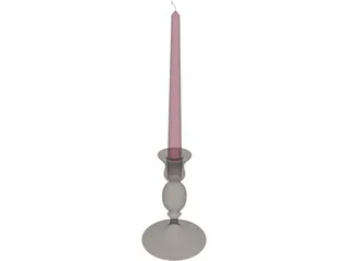 Candle 3D Model