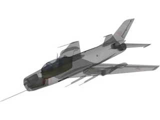 MiG-19 3D Model