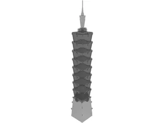 Taipei Tower 3D Model