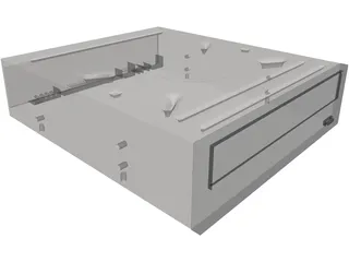 5.25 DVD Burner 3D Model