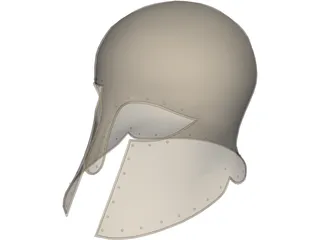 Greek Helmet 3D Model