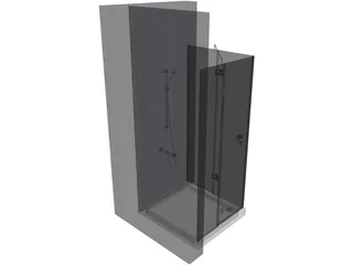 Shower Box 3D Model