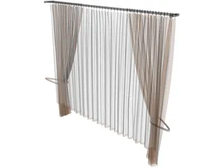 Curtain 3D Model