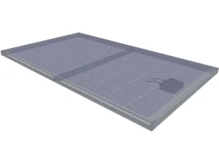 Sharp NU Solar Panel 3D Model